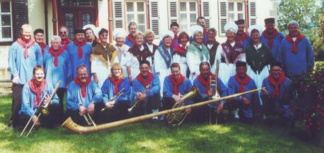 Die Hunsrücker Folkloregruppe im Jahr 2000